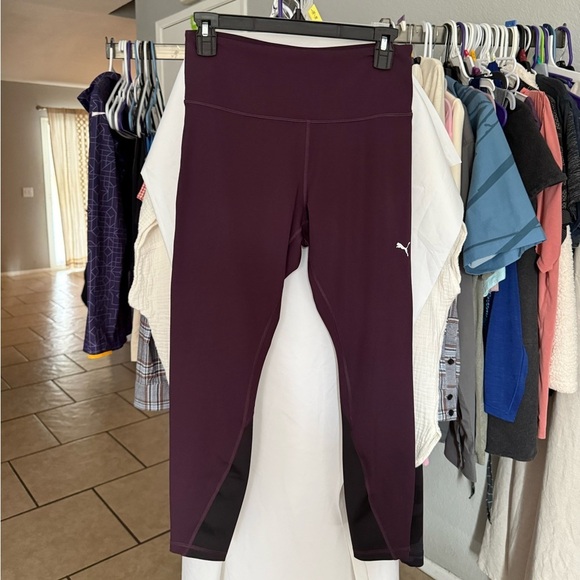 PUMA Train All Day Women's 7/8 Training‎ Leggings Midnight Plum Size Medi… - Picture 3 of 10